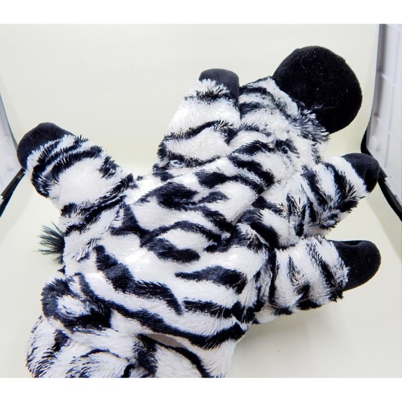 Caltoy Hand Puppet Zebra Plush Stuffed Toy Animal Black White - Picture 12 of 12